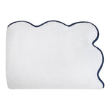 Chairish Bath Towel-White/Navy