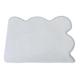 Chairish Bath Towel-White/Powder Blue