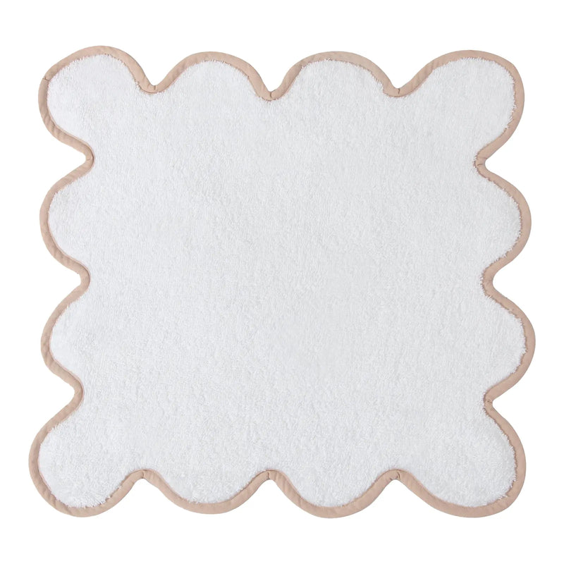 Chairish Washcloth-White/Sand