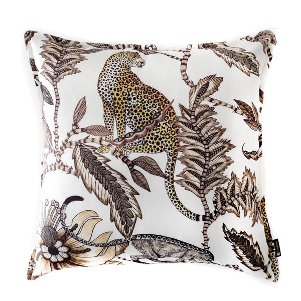 NGALA TRADING/MONKEY BEAN OUTDOOR PILLOW STONE/JAMES BY JIMMY DELAURENTIS 