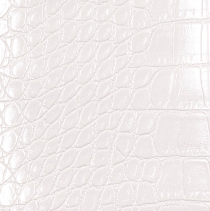 Faux Croc in Pearl