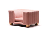 Bruno Pet Sofa: Velvet Light Pink - JAMES By Jimmy DeLaurentis 