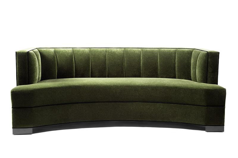 Luxury Wool Sofa Topper in Damson